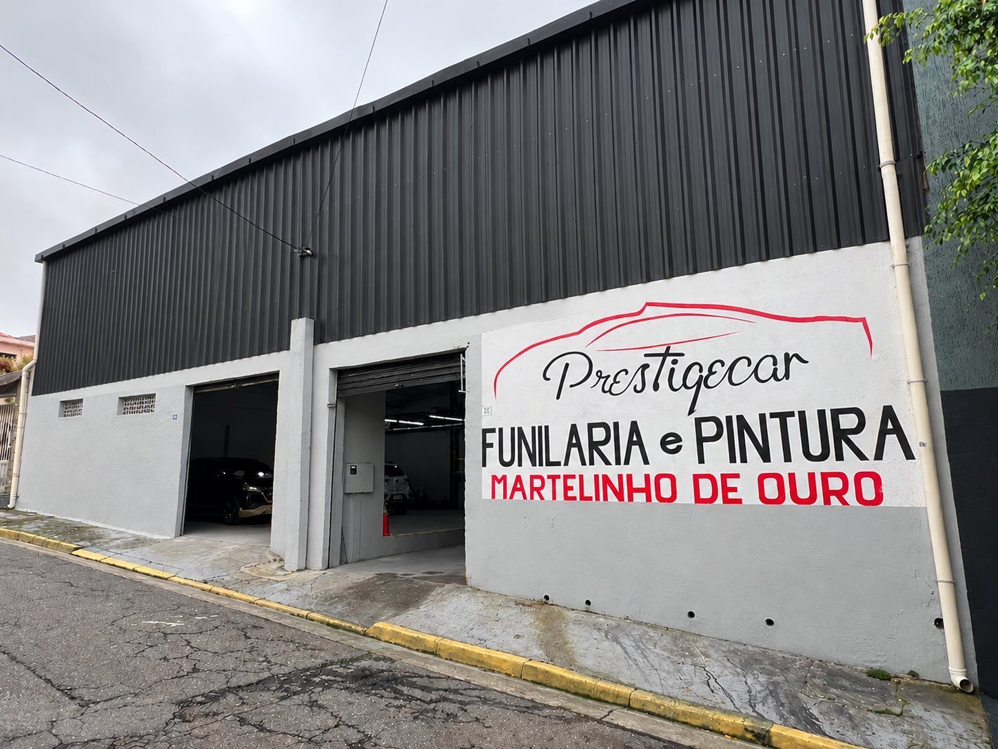 Fachada da Prestigecar Funilaria e Pintura em Guarulhos